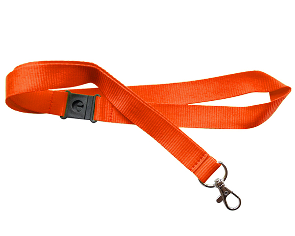 Plain Lanyard — PMS 021C Orange