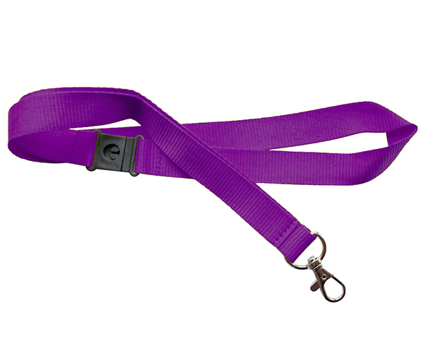 Plain Lanyard — PMS 2593C Purple