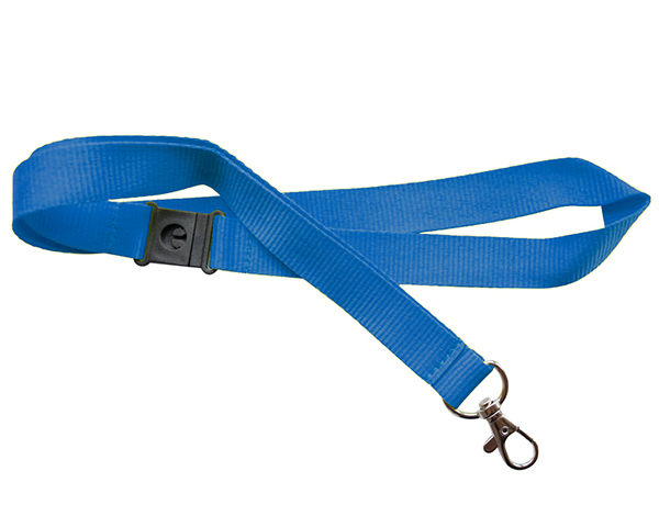 Plain Lanyard — PMS 300C Blue