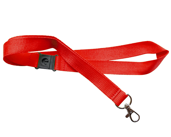 Plain Lanyard — PMS 485C Red