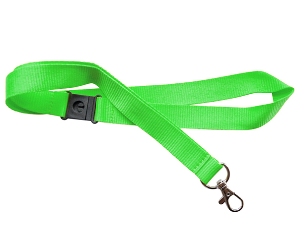Plain Lanyard — PMS 802C Neon Green