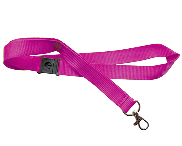 Plain Lanyard — Rhodamine Red C