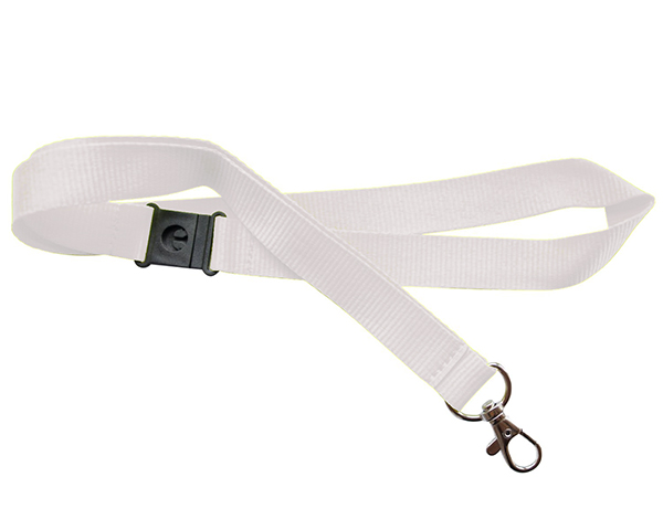 Plain Lanyard — White