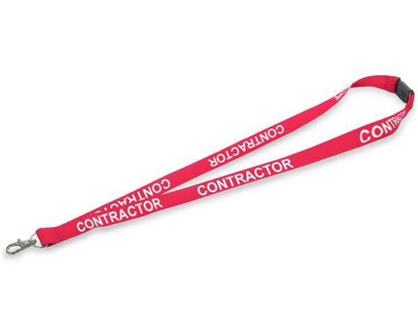 Contractor Printed Lanyards