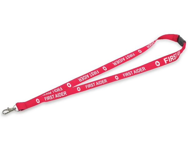 First Aider Printed Lanyards