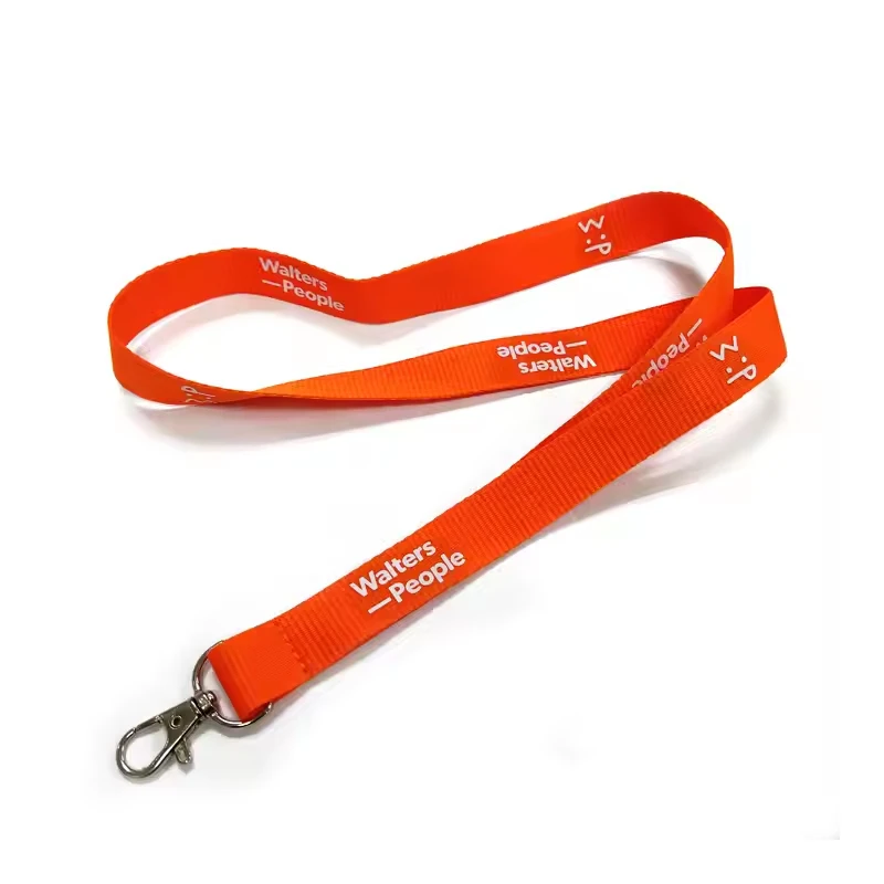 ECO Organic Cotton Lanyards printed with a company logo